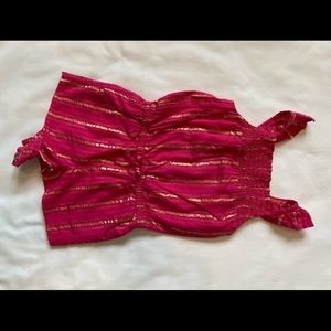 Cat & Jack Pink & Gold Romper
